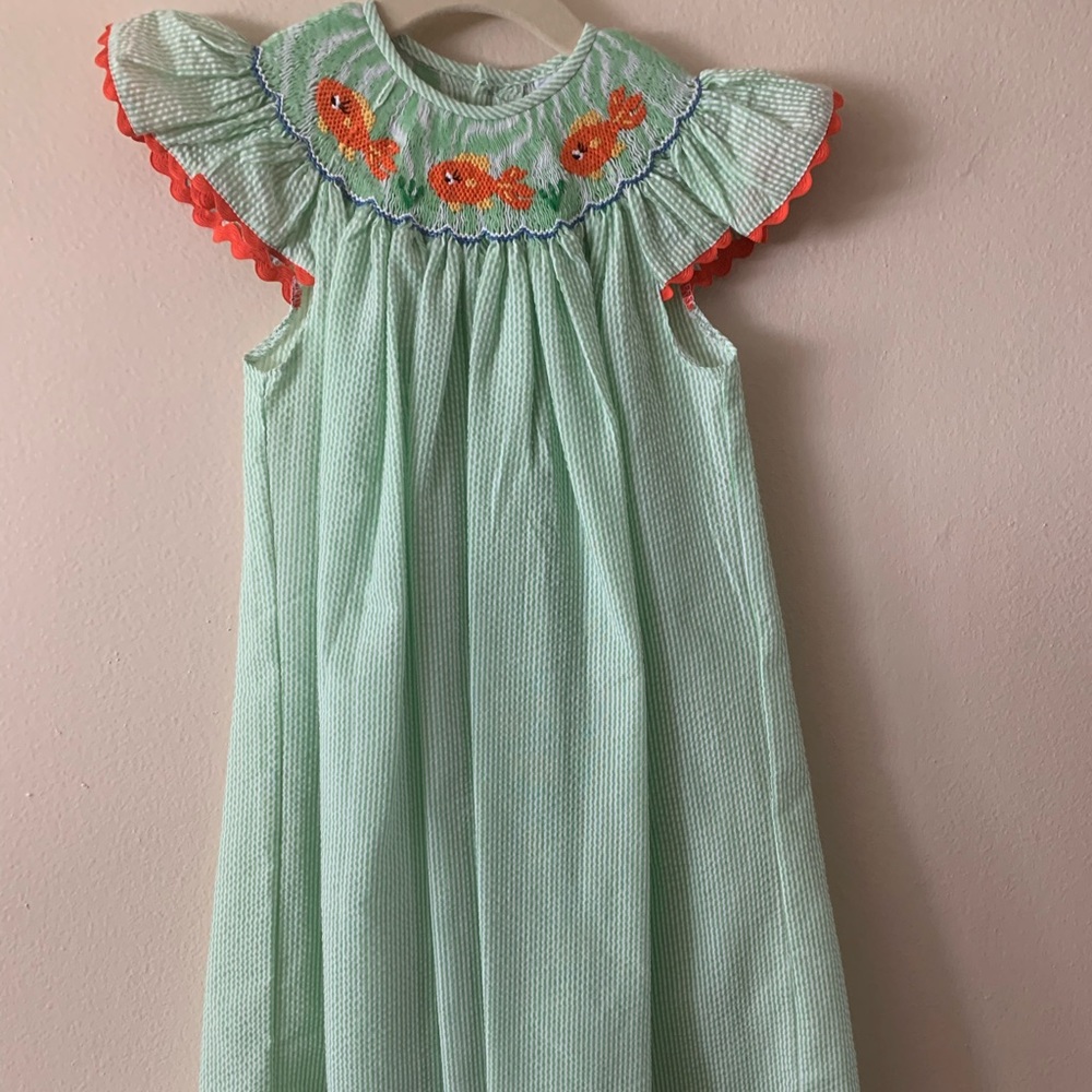 Goldfish Smocked Dress